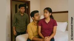 Nanded: नांदेडमध्ये खळबळ; भावानं बहिणीला लॉजवर मित्राबरोबर पकडलं; बहिणीची खिडकीतून उडी, तर मित्राला भावानं भोसकलं