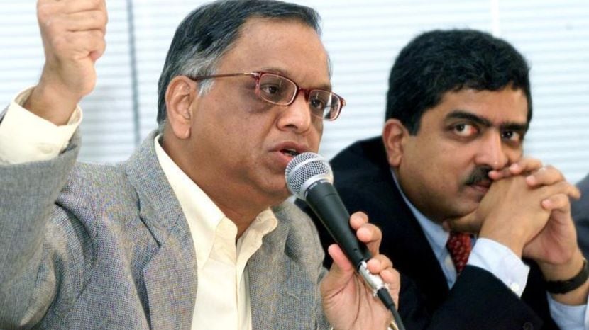 PM Narendra Modi, Infosys Founder Narayana Murthy And BJP MP Tejasvi Surya