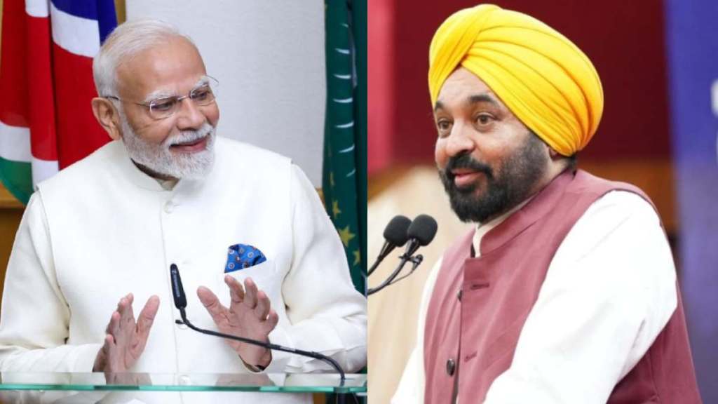 भगवंत मान यांनी अलीकडेच भारताच्या परराष्ट्र धोरणावर प्रश्न उपस्थित केले होते. (PC : BJP, Bhagwant Mann FB) 