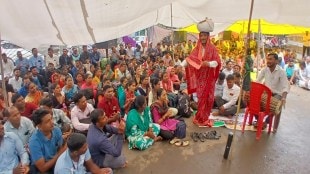 Nashik daily wage staff protest enters seventh day adivasi vikas bhavan