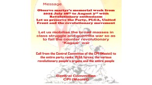 Naxal movement will not end claims central committee admits 357 Naxals killed in a year