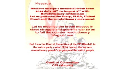 Naxal movement will not end claims central committee admits 357 Naxals killed in a year