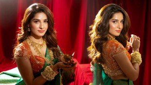 Neha Khan Nauvari Saree Look