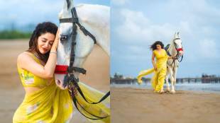 Neha pendse photoshoot with horse