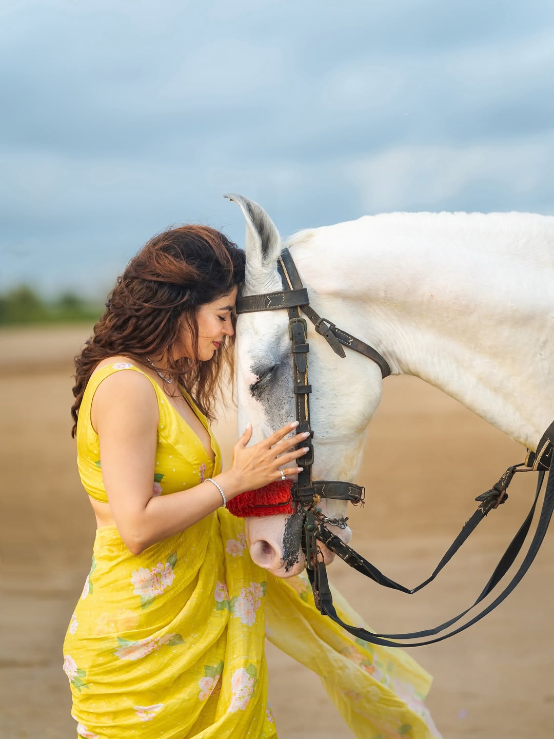 Neha pendse photoshoot with horse