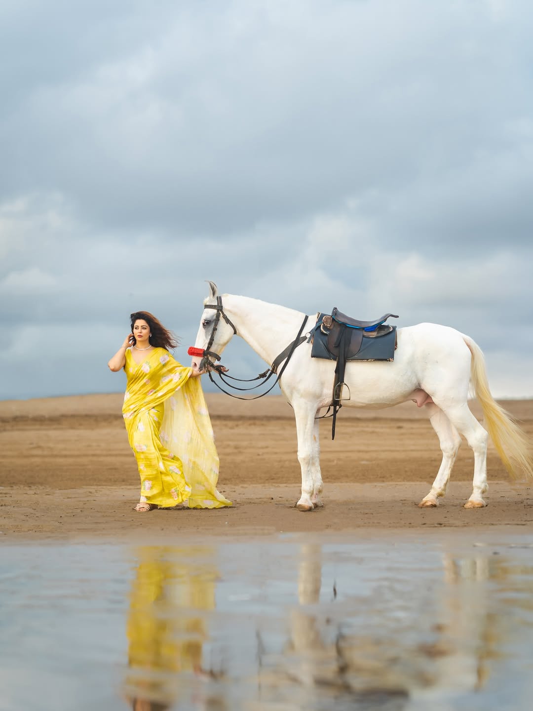 Neha pendse photoshoot with horse