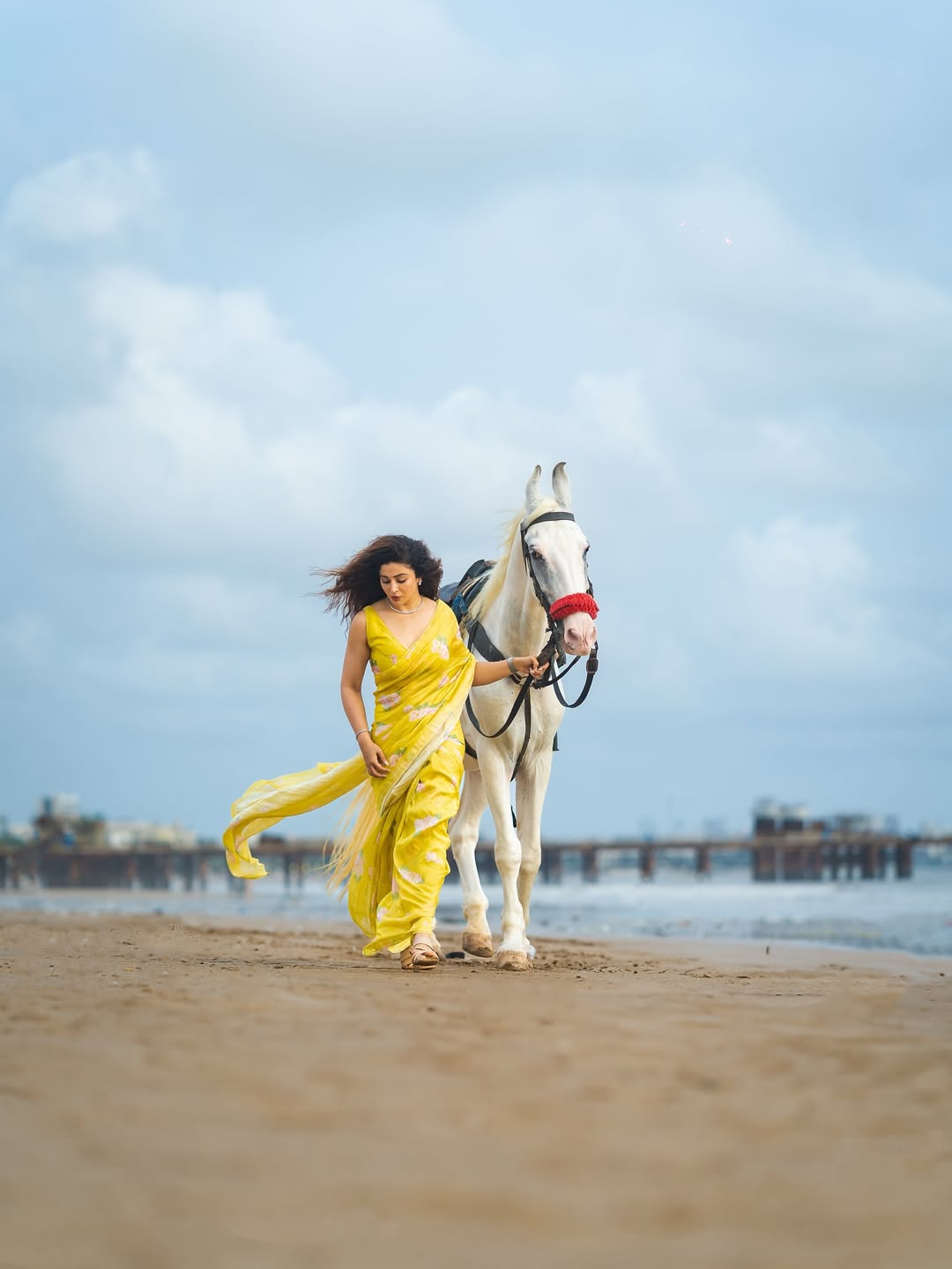 Neha pendse photoshoot with horse