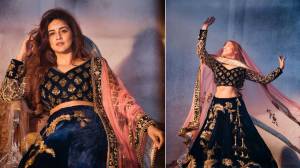 Photos: ‘निळ्या रंगाचा लेहेंगा, पारदर्शक ओढणी’; वैदेही परशुरामेचा दिलखेचक अंदाज