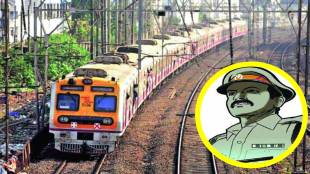 Virar Churchgate local train, police officer beaten ,