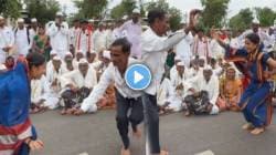 टाळ, चिपळीच्या तालावर वारकऱ्यांबरोबर तरुणीने धरला ठेका; VIDEO पाहून नेटकऱ्यांनी केलं कौतुक