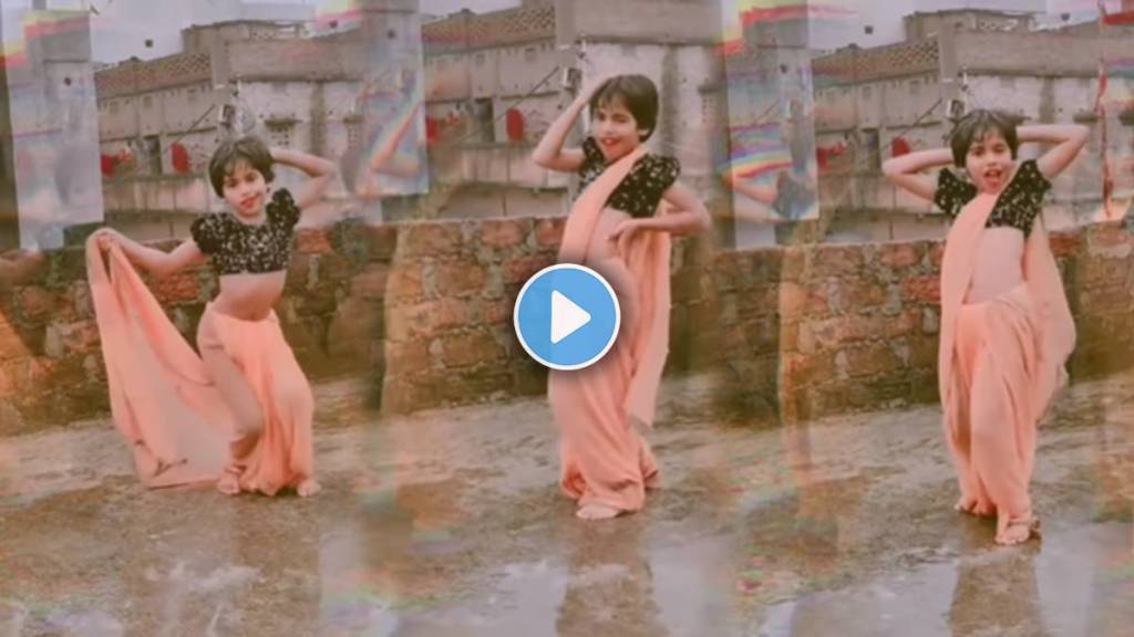 small girl dance in tip tip barsa pani