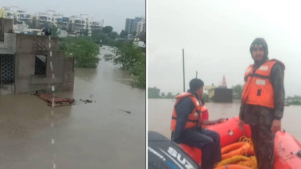 Nagpur flood rescue opearation