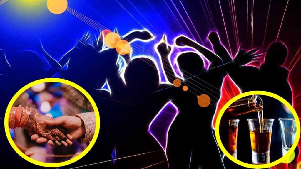 fake wedding party Amravati, Amravati police raid, youth parties Amravati, illegal drinking parties,