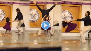 Dad danced at school to make his daughter happy