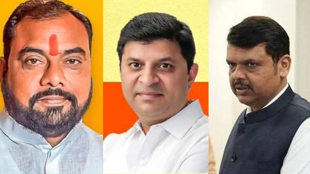 MLA sumit Wankhede took sunil gaphat to meet CM devendra fadnavis at Varsha Bungalow