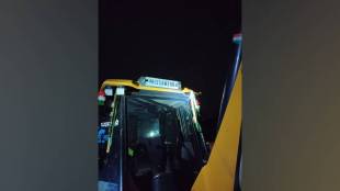 gondia JCB driver was illegally mining murum asked to stop work dragged forest ranger 30 feet