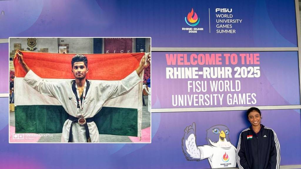 two mumbai university students to lead india in taekwondo badminton at 2025 World University Games