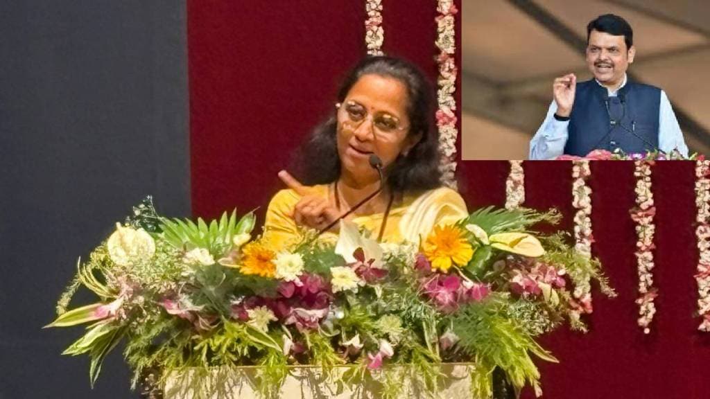 Supriya Sule questions to devendra fadnavis