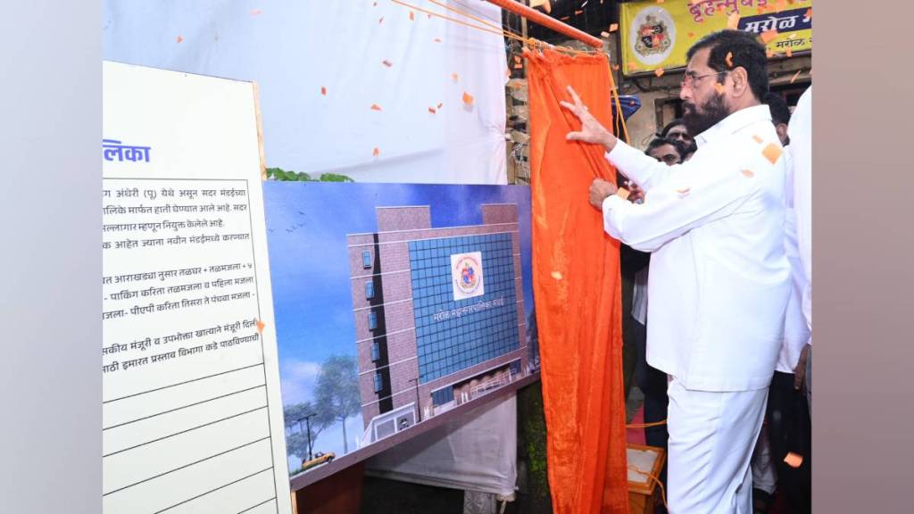 Mumbai municipal corporation begins marol market redevelopment in andheri