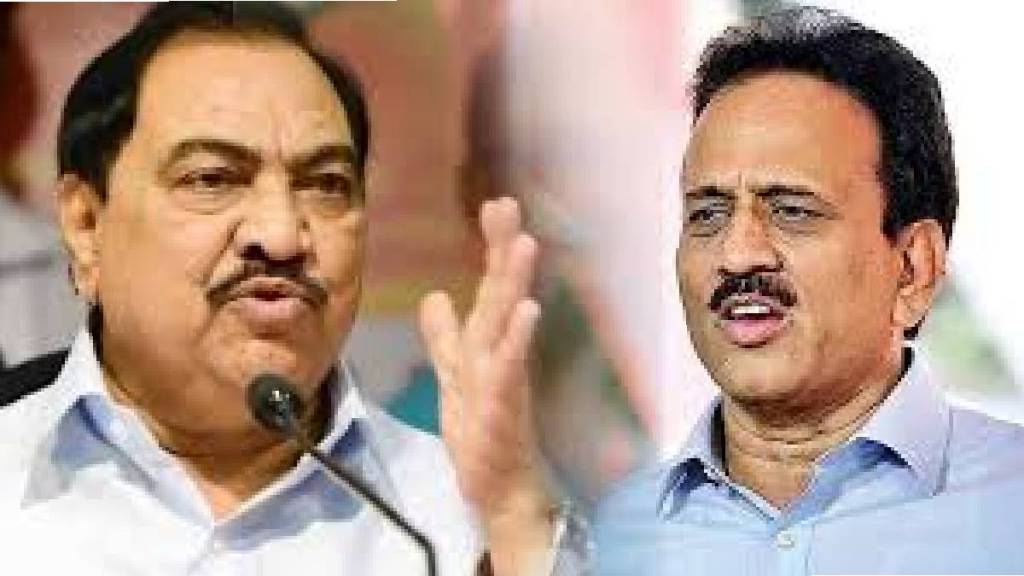 eknath Khadse challenges girish Mahajan to CBI inquiry over allegations in his sons death