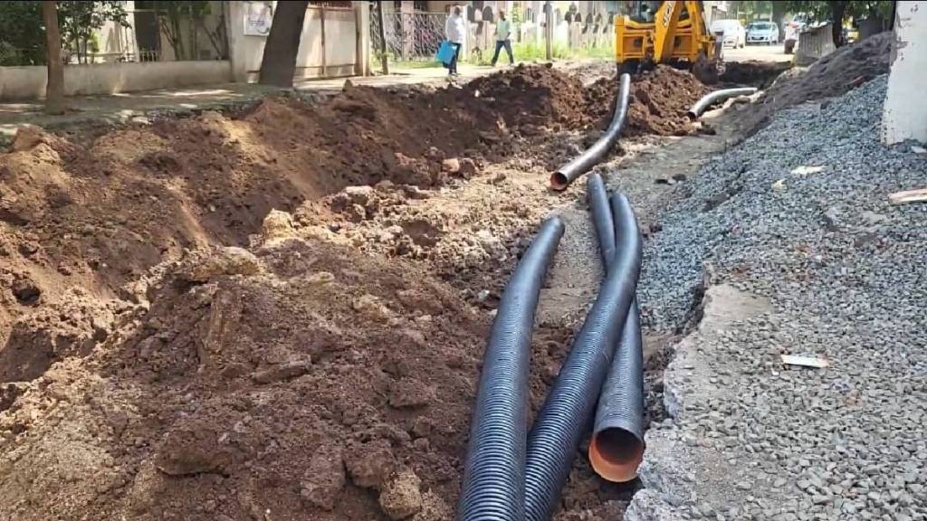 malegaon technical glitch found in electrification work of sewage treatment plant