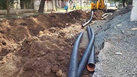 malegaon technical glitch found in electrification work of sewage treatment plant