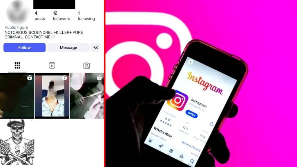 gangster minded peopel use Instagram and facebook to dominate and spread terror