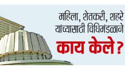 महिला, शेतकरी, शहरे यांच्यासाठी विधिमंडळाने काय केले?