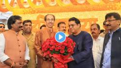 Raj Thackeray : राज ठाकरेंनी मातोश्रीवर पाऊल ठेवताच उद्धव ठाकरेंना आनंद, बाळासाहेबांच्या फोटोसमोर दोन्ही बंधूंची गळाभेट