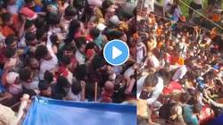 Haridwar Stampede : “पीछे जाओ पीछे…”, हरिद्वारमधील चेंगराचेंगरीच्या घटनेआधी काय घडलं? धक्कादायक व्हिडीओ समोर