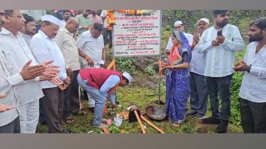 nandurbar BJP and shiv Sena clashed over ground breaking ceremony of dhadgaon Panchayat samiti building
