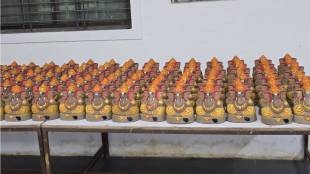 ahilya goshala sanstha in yeola is making eco friendly ganesh idols using cow dung clay
