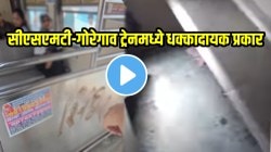 बापरे! सीएसएमटी-गोरेगाव ट्रेनच्या महिला डब्यात धक्कादायक प्रकार; किळसवाणा VIDEO पाहून धक्का बसेल