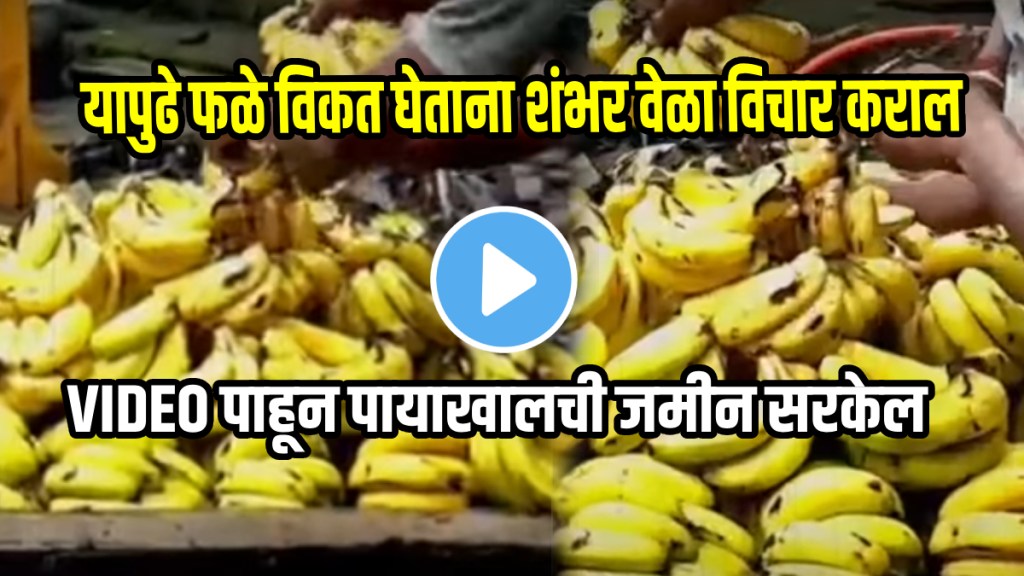 Dombivli street vendor controversy bananas washed in dirty water shocking video goes viral on social Media