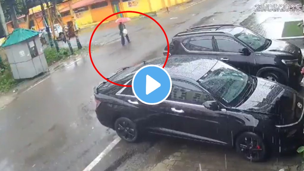 Accident shocking Video Woman walking to work crushed to death by car on Roorkee road video