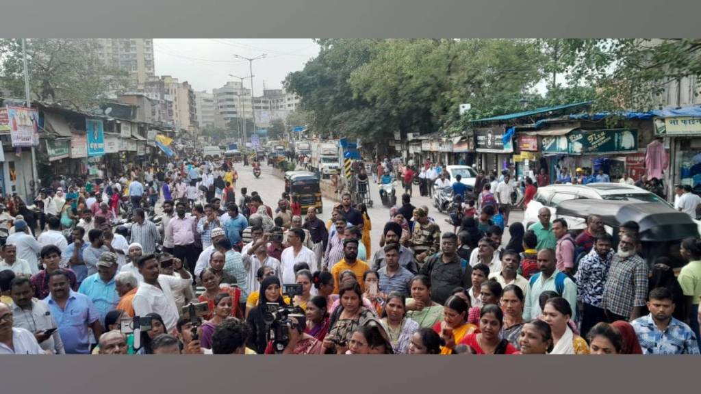 dharavikars protested adani groups NMDPL project