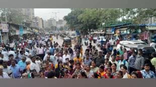 dharavikars protested adani groups NMDPL project