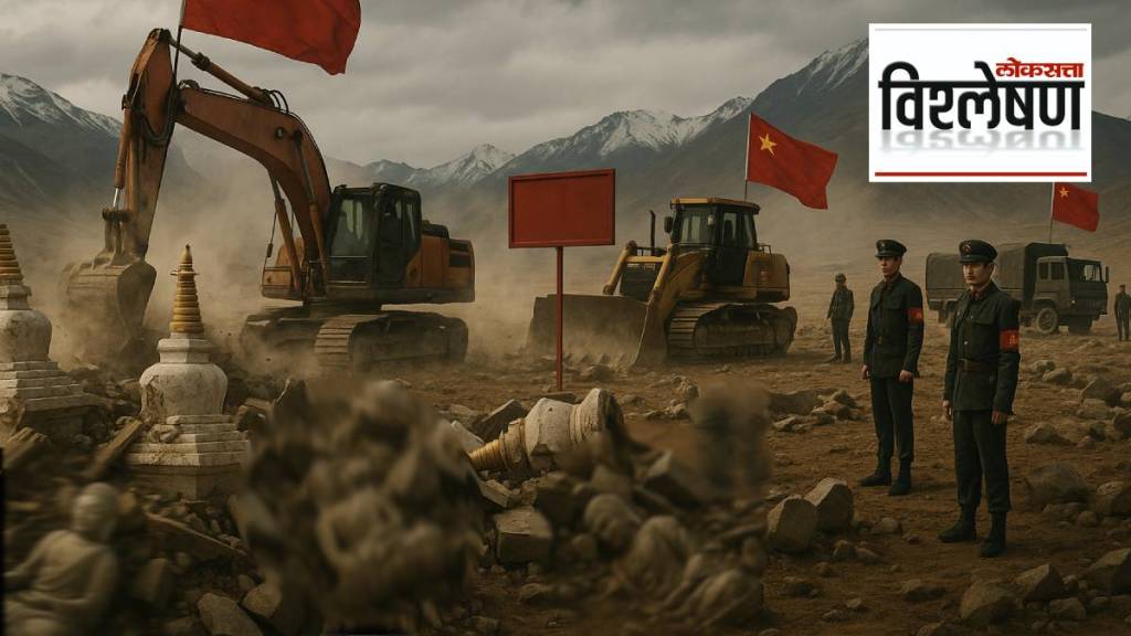 China has demolished over 300 Buddhist stupas