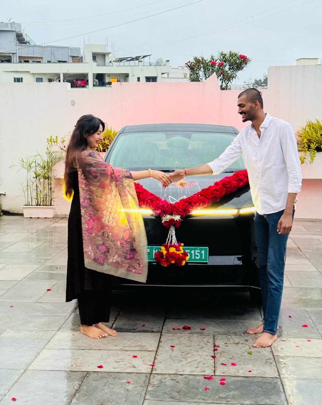 Nirmala Shubham Nawale New Car