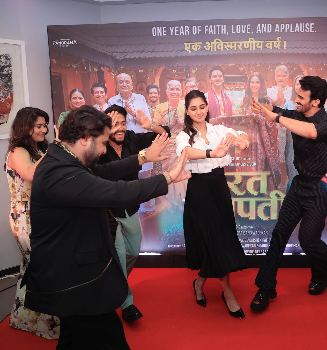 One Year Of Gharat Ganpati Movie Celebration
