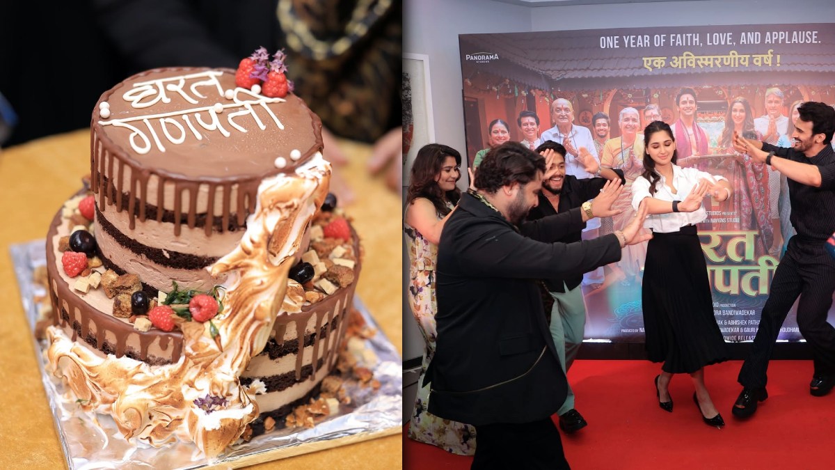 Director Navjyot Bandiwadekar Gharat Ganpati Movie One Year Celebration ...