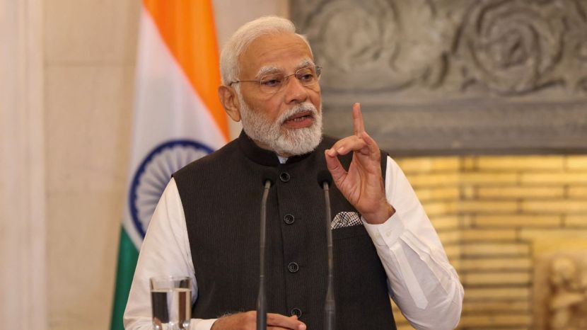 PM Narendra Modi, Infosys Founder Narayana Murthy And BJP MP Tejasvi Surya
