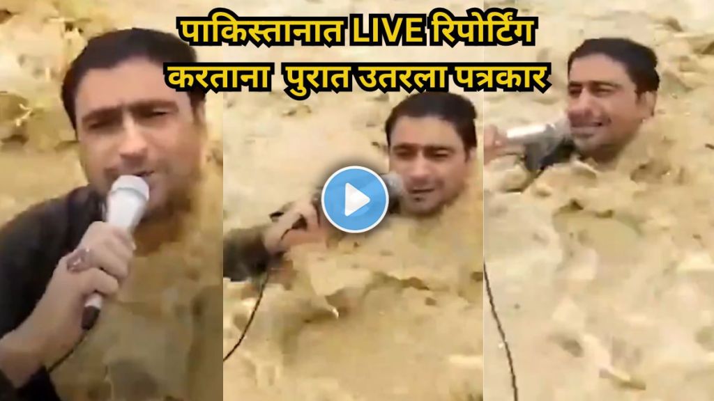 Pakistani reporter live video,