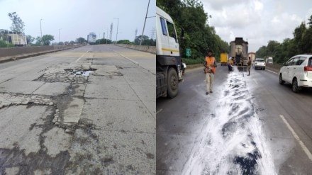 Palghar National Highway concreting starts with new road surfacing method