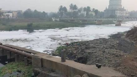 The work of revitalizing the Pawana River has been stalled due to lack of funds