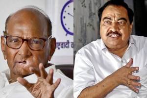 Sharad Pawar and Eknath Khadse