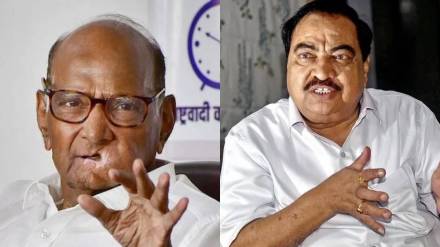 Sharad Pawar and Eknath Khadse