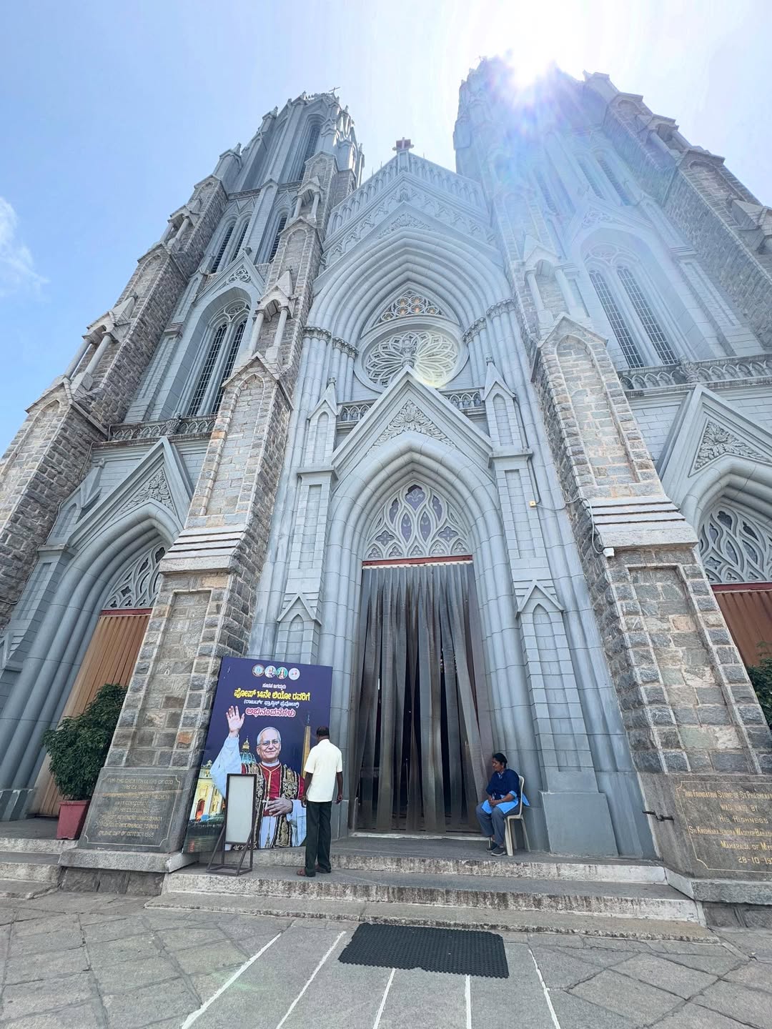 Prajakta Gaikwad visited asias tallest church in mysore see photos