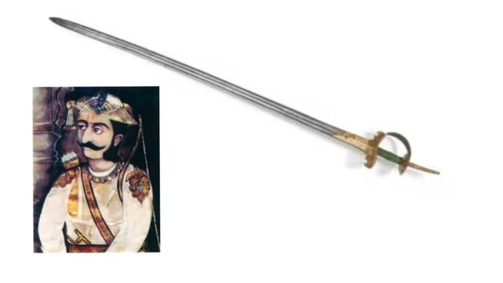 Maharashtra government sword purchase, Raghuji Raje Bhosale sword, historic Maratha sword auction, London sword auction India,