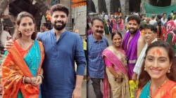 Photos: कुटुंबाबरोबर रेश्मा शिंदेने घेतले आई तुळजाभवानीचं दर्शन; फोटो शेअर करत म्हणाली…